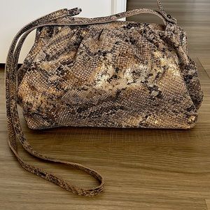 Free People Snakeskin Print Crossbody bag